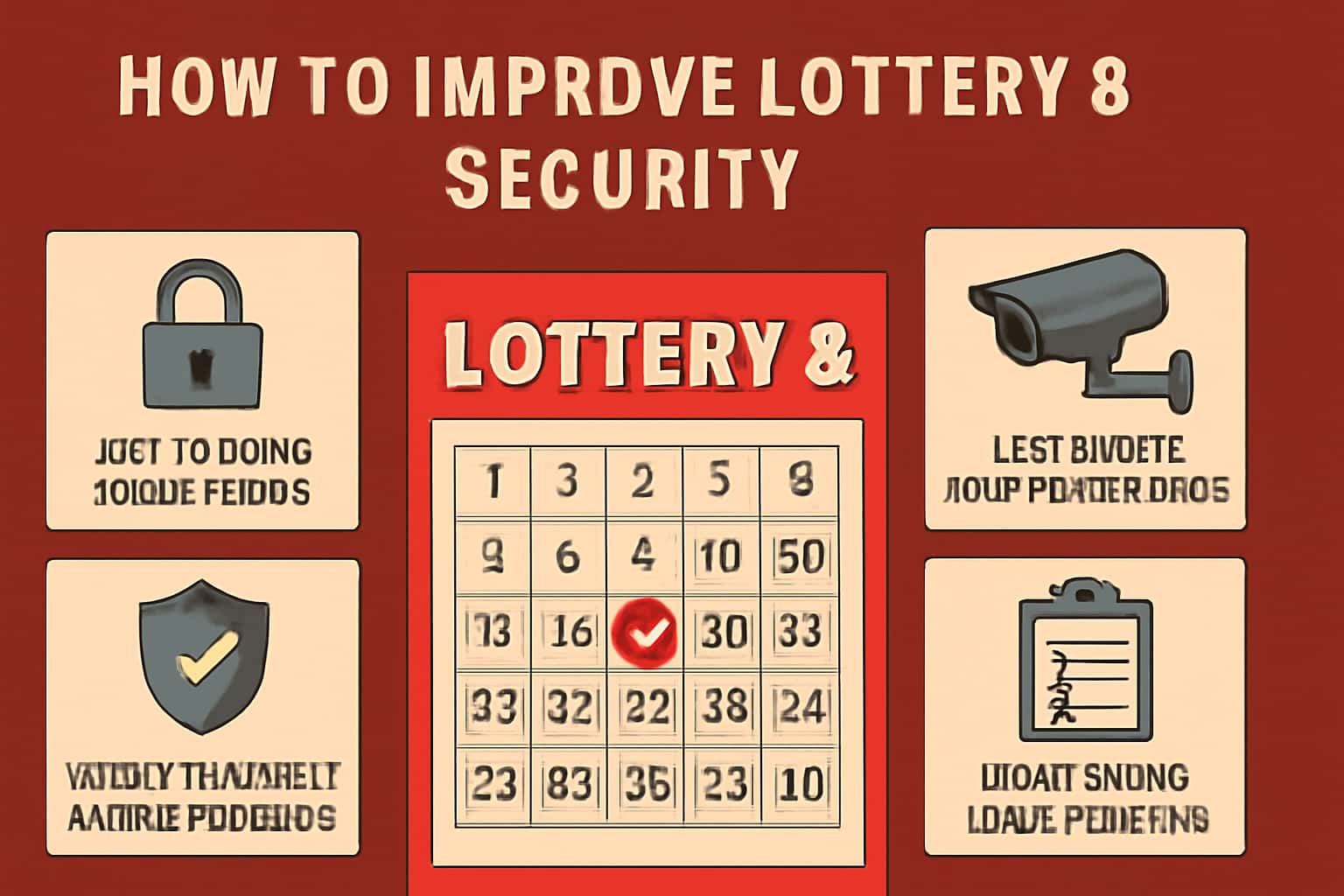 An informative scene related to enhancing security for Lottery 8, showcasing the text 'Lottery 8'.