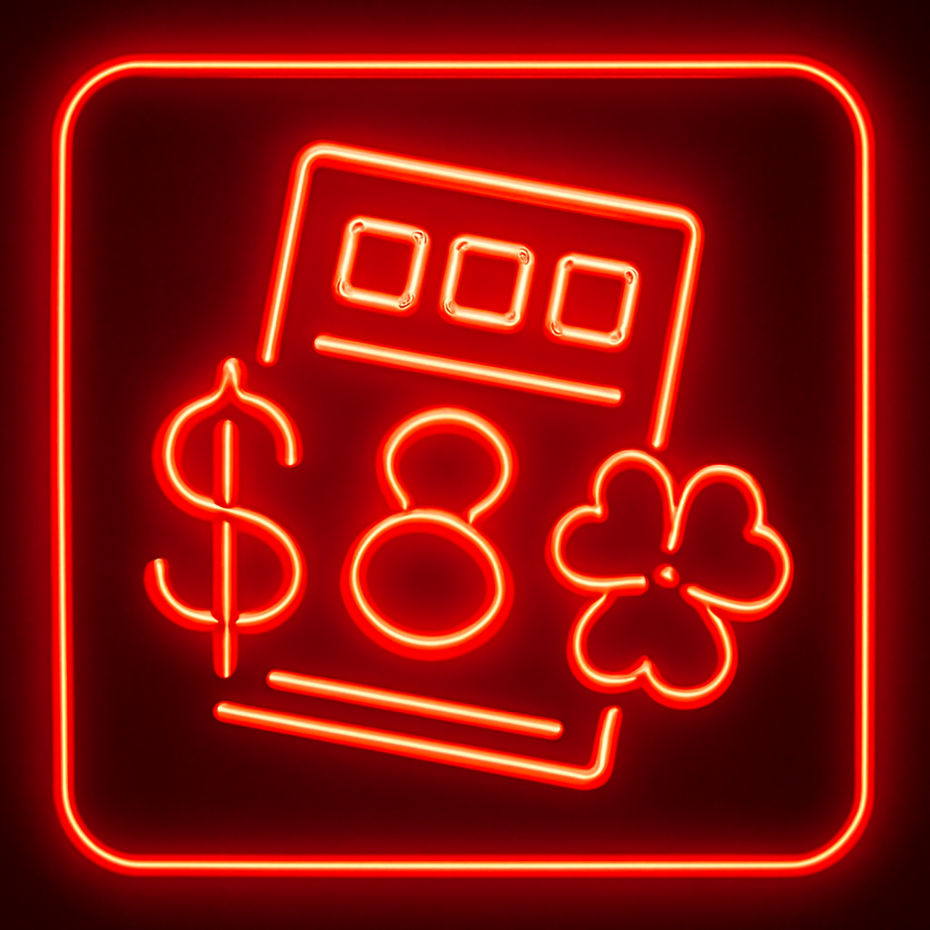 Icon representing Lottery 8 Security Tips in a clean design.