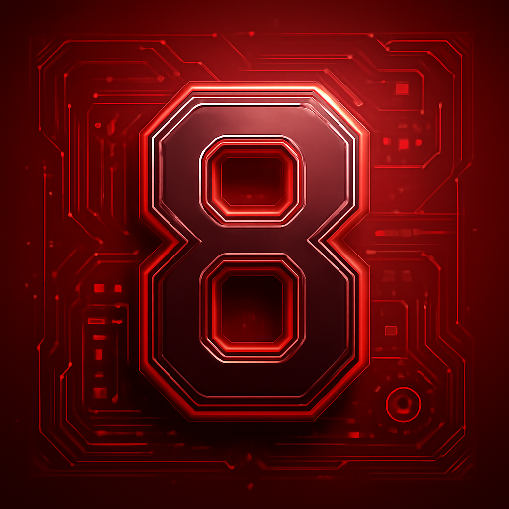 An educational diagram highlighting key terms of Lottery 8.