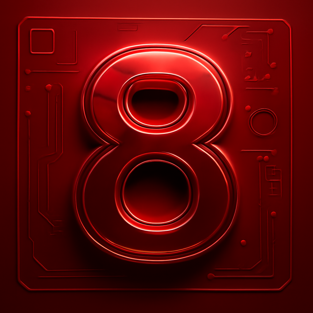 A professional badge representing Lottery 8 terms.