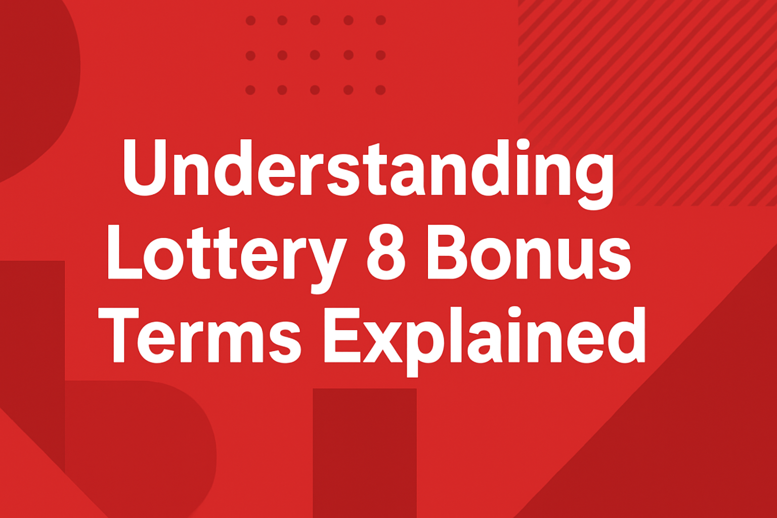 An informational scene detailing account security tips for Lottery 8.