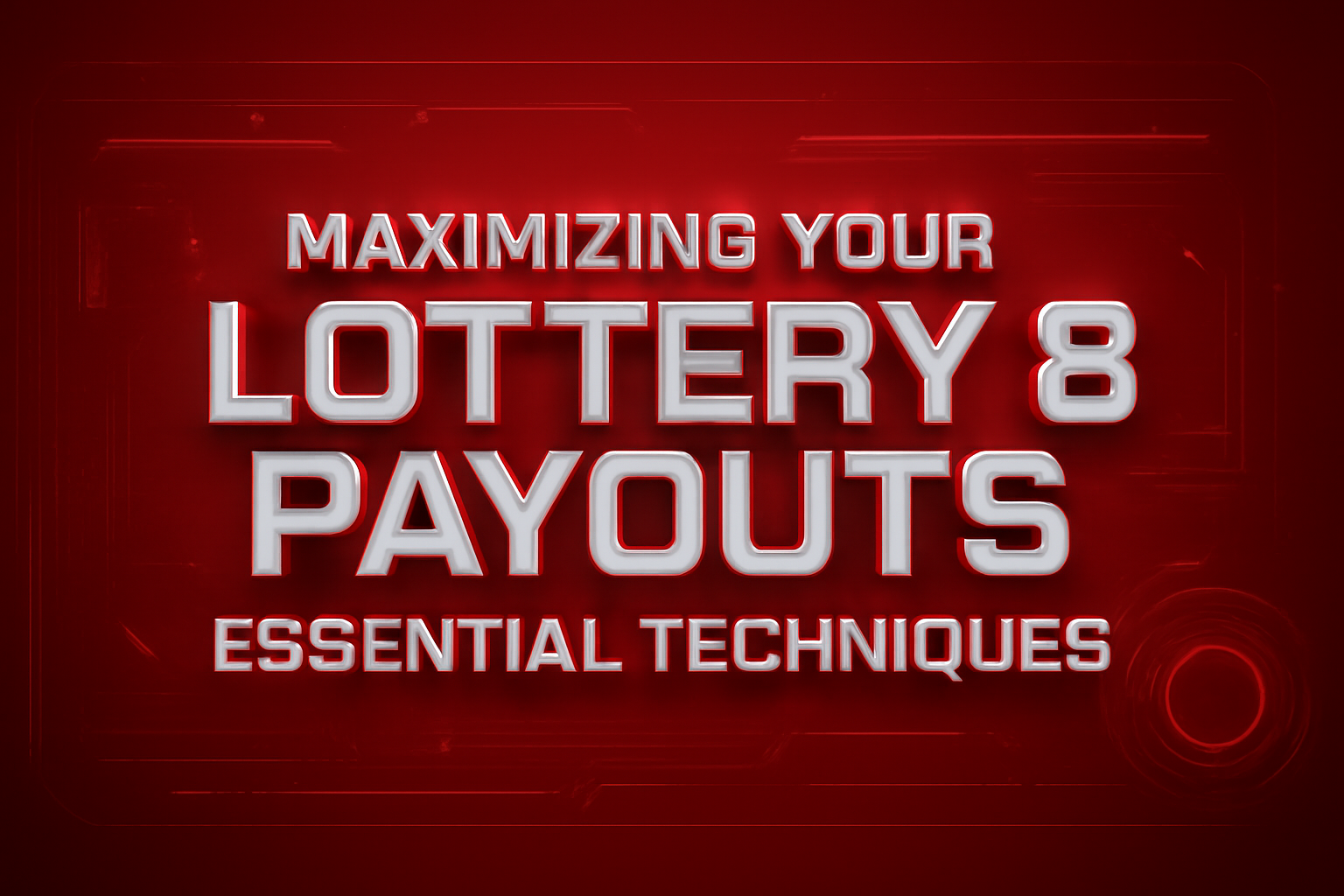 An informational scene detailing account security tips for Lottery 8.