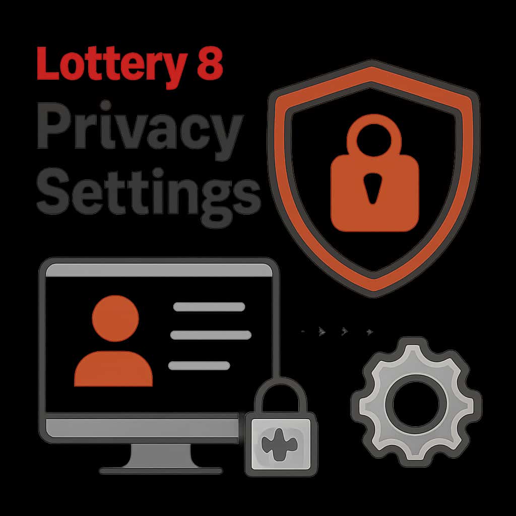 Diagram illustrating Lottery 8 Privacy Settings.