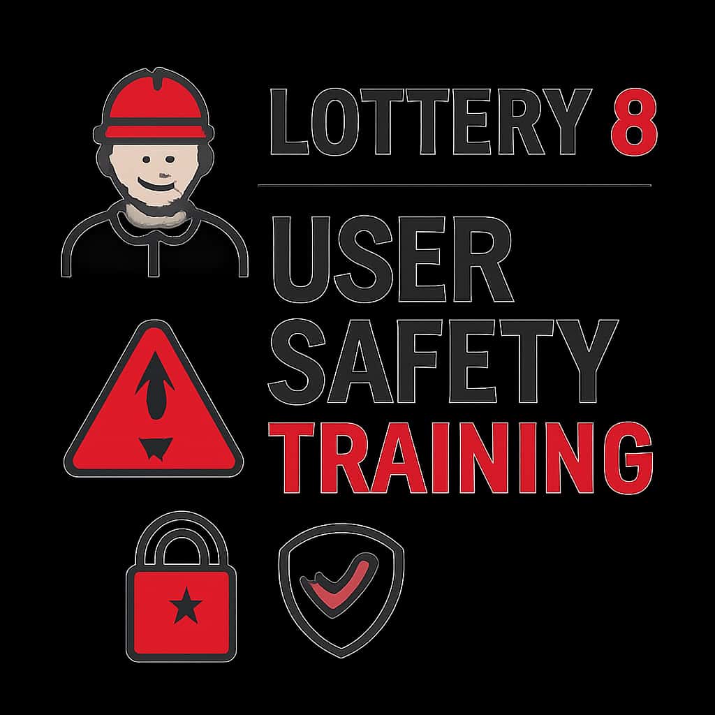 An educational diagram related to Lottery 8 User Safety Training.