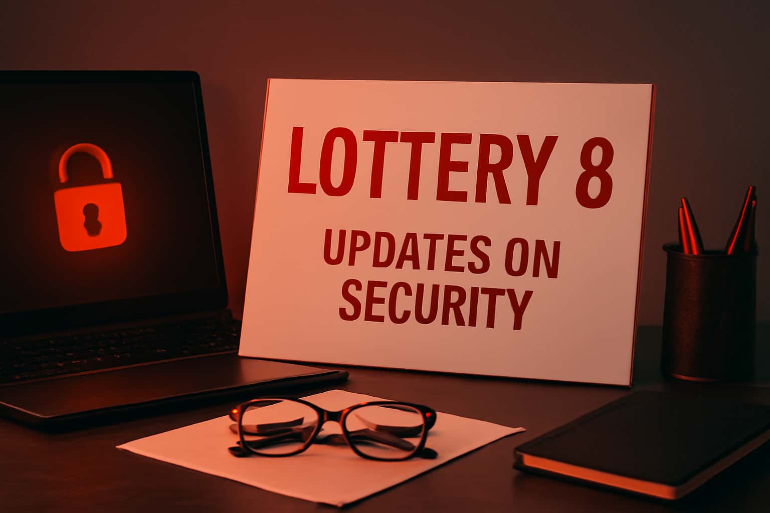 An informative visual representing lottery security measures