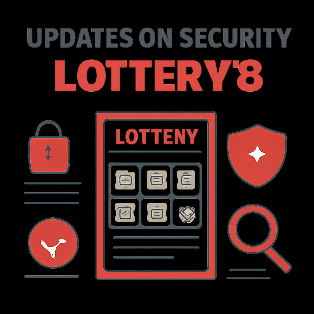 An instructional diagram detailing Lottery 8 security